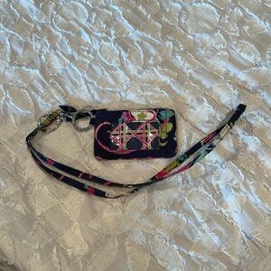 Vera Bradley, small money pouch with strap or ID holder